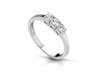 Ringe PG Gioielli Dame Trilogy in Weißgold Diamante ANT87024